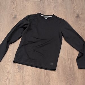 Old Navy Black Crewneck Long Sleeve Tee